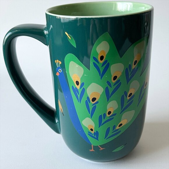 DAVIDs TEA Nordic Peacock Color Changing Mug with Infuser Lid 16oz - Picture 3 of 6